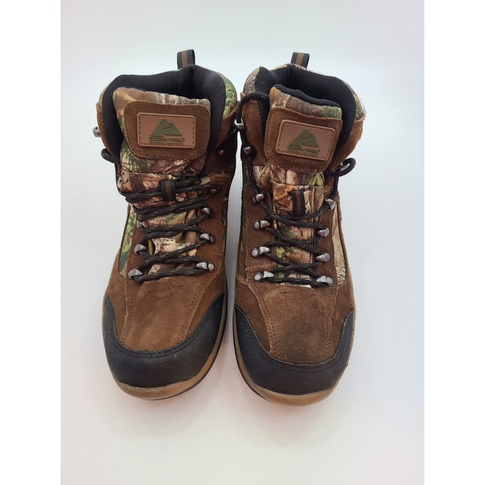 Ozark Trail Men's Brush Waterproof Camo Hiking Boots. Size 10.5